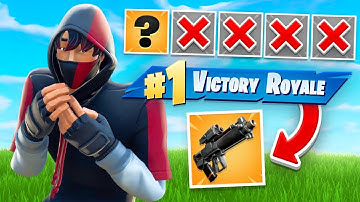 WINNING With FIRST GUN ONLY Challenge In Fortnite!