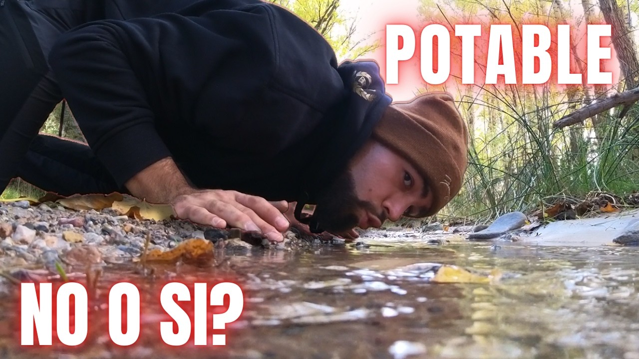Beber Del Rio ¿Sabes Cómo Beber Agua de un Río? //🚰// Técnicas de Supervivencia - YouTube