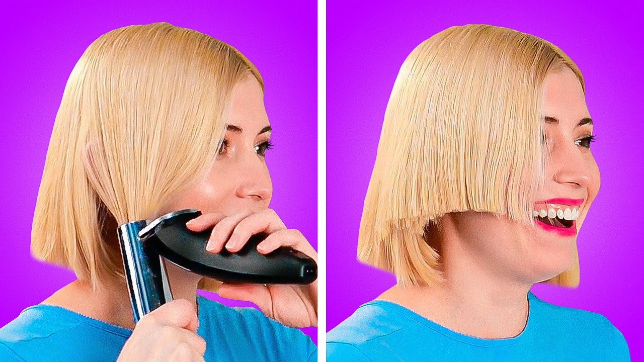 Crazy Hacks To Cut Your Hair At Home Without Fail ✂