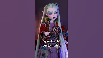 Monster high customizing process #doll #monsterhigh #ooak #tutorial #diy #barbie #dollrepaint #bjd