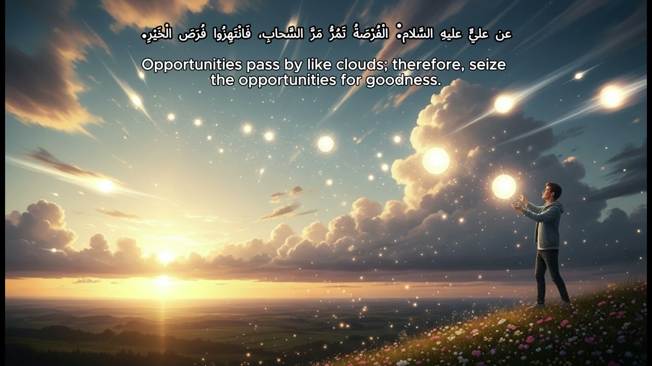 The Fleeting Chance ✨ الْفُرْصَةُ تَمُرُّ مَرَّ السَّحابِ 🌥️