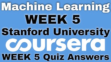 Machine Learning week 5 coursera quiz answers |  Machine Learning week 5 coursera  answers