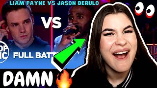 Liam Payne vs Jason Derulo BATTLE *drop the mic* | REACTION