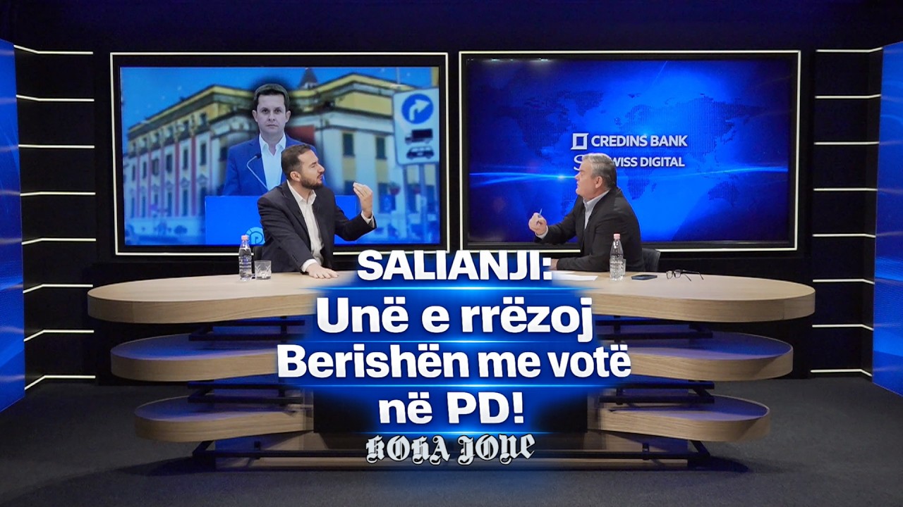 KOHA JONE – DEBAT: Salianji: Unë e rrëzoj Berishën me votë në PD!