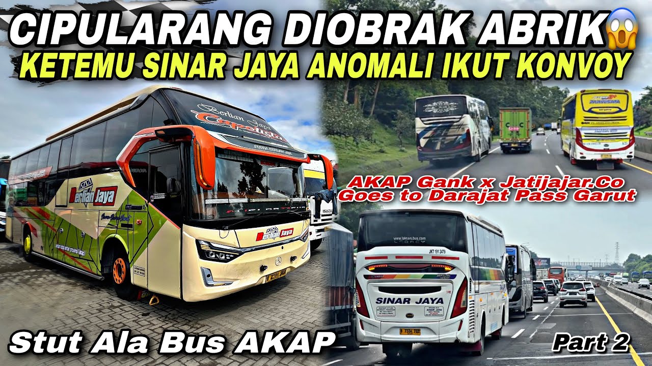 Cipularang Diobrak Abrik 😱 Ketemu Sinjay Anomali Ikut Konvoy Stut 🔥| trip BERLIAN JAYA “ Capolista “