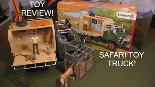 Schleich Wildlife Truck Playset TOY REVIEW!