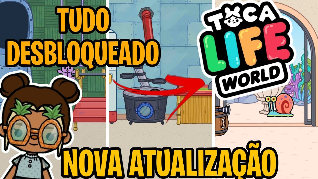 😱COMO ter o TOCA LIFE WORLD de GRAÇA com TUDO DESBLOQUEADO na NOVA ...