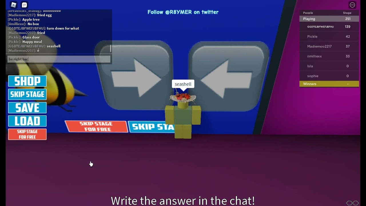 roblox ★Guess The Emoji★ Stage 139 - Be Right Back