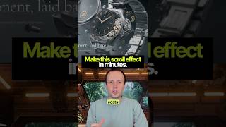Scroll animations in minutes