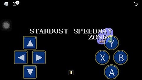 I found a custom Stardust Speedway Zone in Classic Sonic Simulator