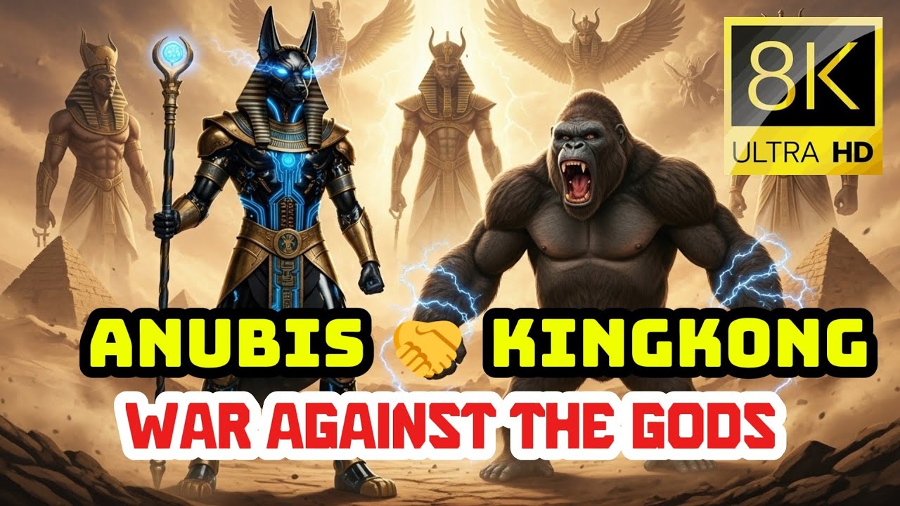 KING KONG 🤝 ANUBIS | ⚔️ THE GODSLAYER ALLIANCE | Epic Battle AI Fanmade Cinematic  - "Sci-Fi" [8K]