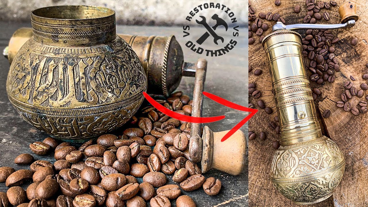 Old Antique Turkish Coffee Grinder - Restoration #restoration #antique #old  #grinder 