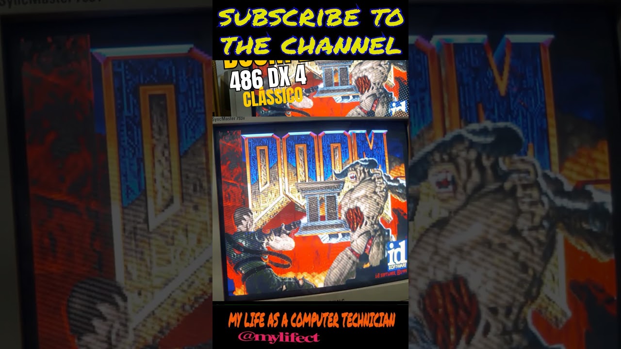 How Doom II Performs on a 486 PC from the 90s. 