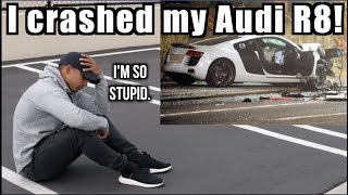 I CRASHED my new AUDI R8! | Got a new car