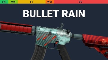M4A4 Bullet Rain - Skin Float And Wear Preview