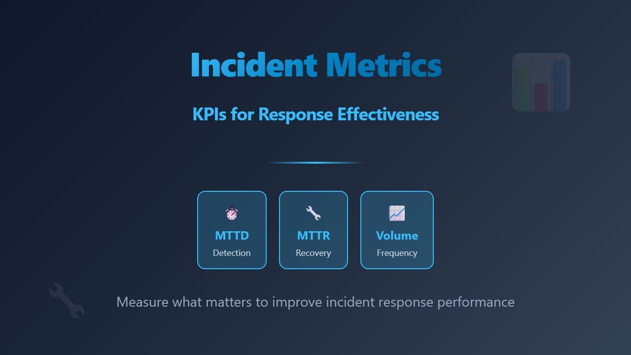 Incident Metrics Explained: MTTD, MTTR & Volume KPIs - YouTube