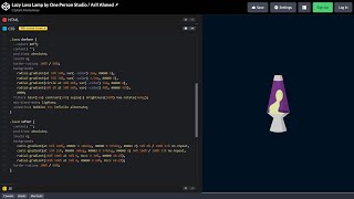 ASMR Programming - LAZY LAVA LAMP in HTML & CSS - No Talking screenshot 3