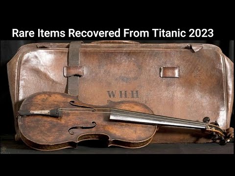 Rare Items Recovered From Titanic 2023! 4K Video