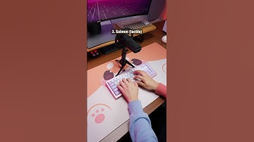 Comparing 5 keyboard switches! 👀 #mechanicalkeyboards