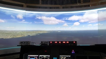 DIY homecockpit  P3DV4 + PMDG737NGX, 180 degree curved screen, 3 projector, 4 LCD monitor, single PC
