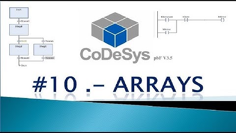CODESYS 3.5 SP4 -ARRAYS