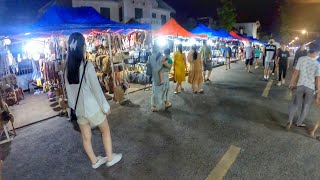 ທ່ຽວຕະຫຼາດກາງຄືນ ຫຼວງພະບາງ 🇱🇦 เที่ยวตลาดมืด หลวงพระบาง || Night market, Luang Prabang, Laos 2022