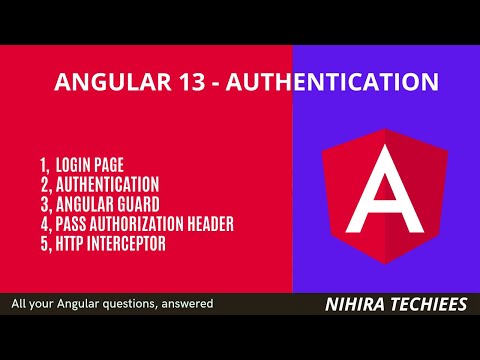 Angular 13 Authentication (Role based Authentication + Auth Guard + Http Interceptor + Core API) #27
