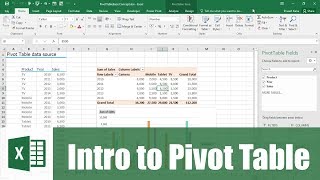 สอน Excel: รู้จักกับ PivotTable เบื้องต้น