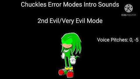 Chuckles Error Modes Intros, Startup and Shutdown Sounds (For Chuckles the Echidna)