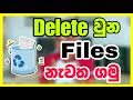 නැති වුන Files නැවත ගමු | How To Recover Deleted Photos and videos on android Phone in Sinhala 2025