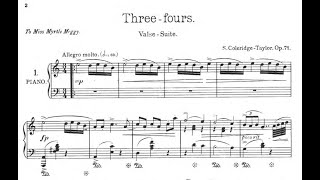 Samuel Coleridge-Taylor - Three-Fours, Op.71