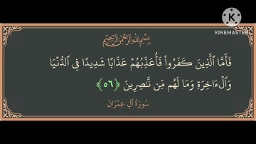 ماتيسر من سورة ال عمران- عادل فلاح القيسي