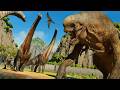 CAOS: Ultra Batalha dos Dinossauros! D-Rex vs Titanossauro | Jurassic World Evolution 3: Rebirth 🦖🦕