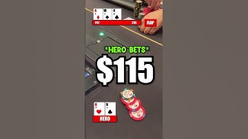 Attacking the button straddle and missing the flop in No Limit Texas Holdem #poker