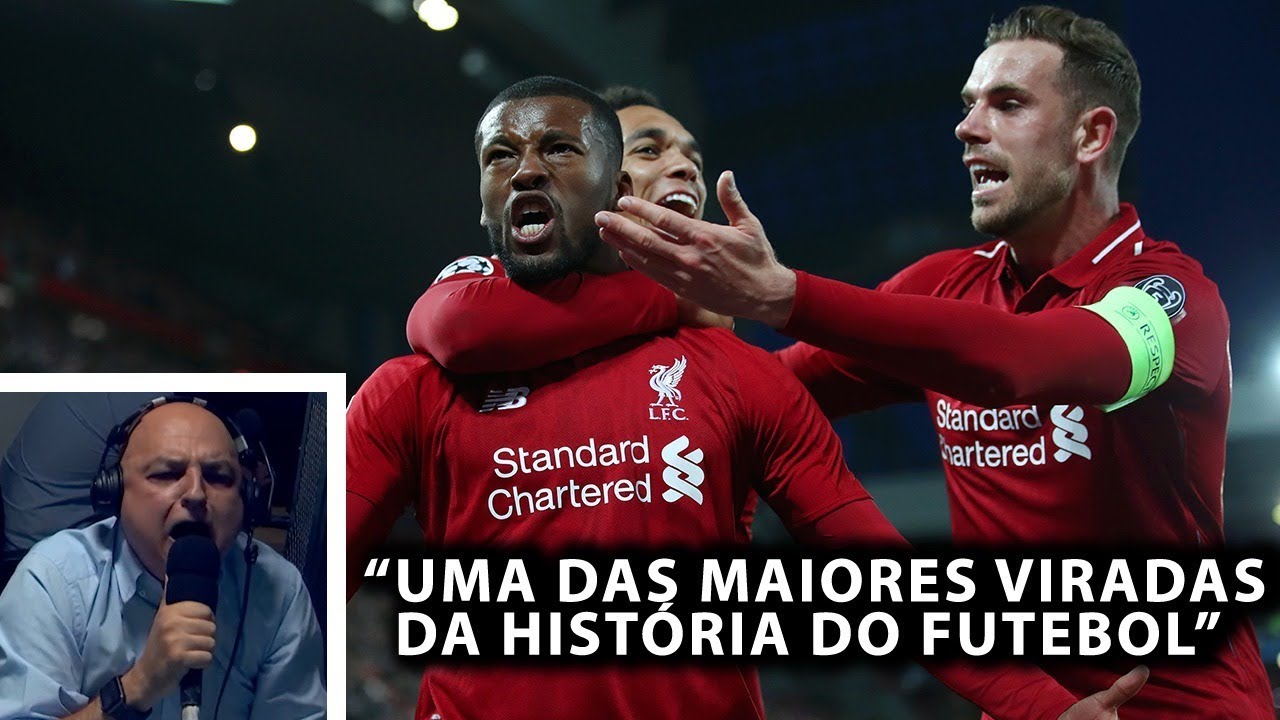 HISTÓRICO! CLASSIFICAÇÃO DO LIVERPOOL COM NARRAÇÃO FANTÁSTICA DE ANDRÉ HENNING