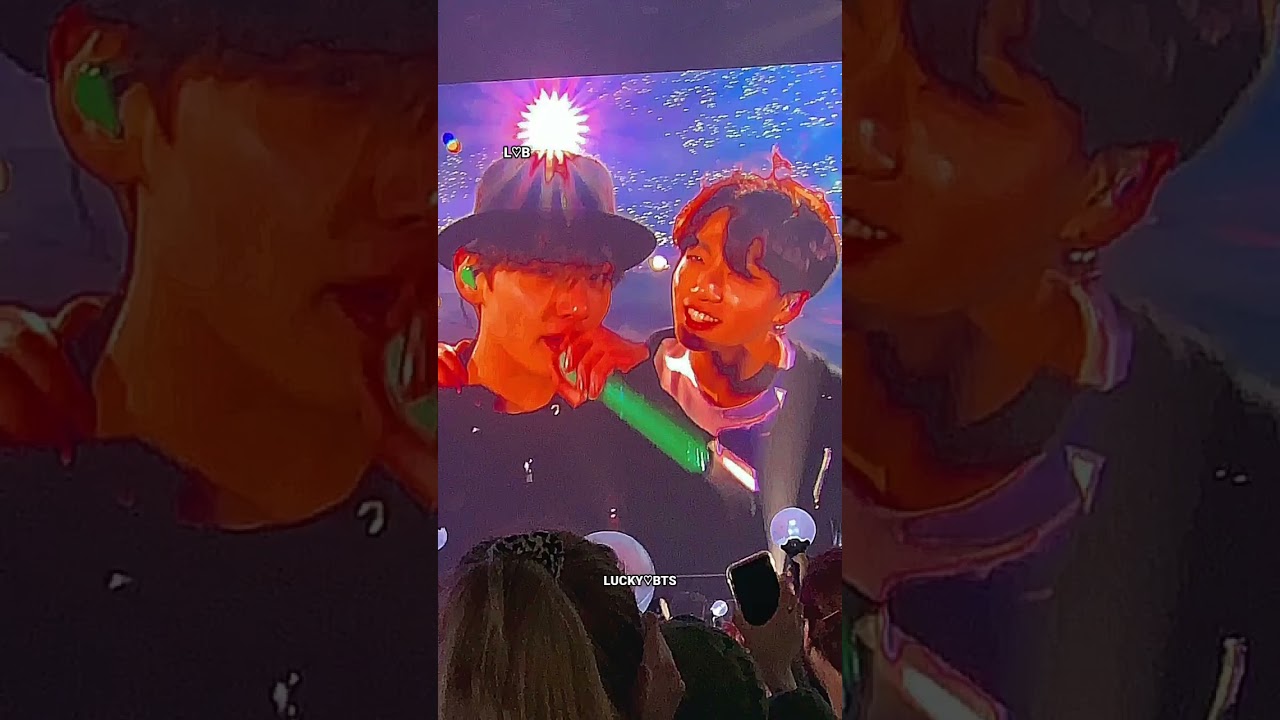 taekook in big screen 