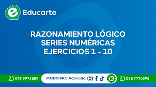 đđ Razonamiento LĂłgico - Series NumĂ©ricas - Ejercicios 1-10 đđ Razonamiento LĂłgico - Series NumĂ©ricas - Ejercicios 1-10