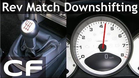 How to Rev Match Downshift in a Porsche 911 (Tutorial)