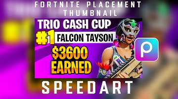 FORTNITE PLACEMENT THUMBNAIL🏆 *SPEED ART*