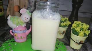 الحليب المكثف المحلي باسهل طريقة و٣مكونات فقط من البيت ️
