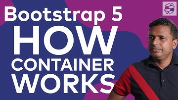 Container in bootstrap 5 | Create Container in Bootstrap 5 | Container not working in Bootstrap 5