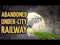 Spooky  haunted  abandoned tunnel under a city miley tunnel preston to longridge railway