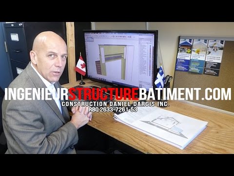 Ingenieur en Structure de Bâtiments à Montréal membre de l'OIQ - Inspection Daniel Dargis ingénieur