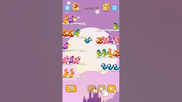 Bird Sort Color Puzzle Game | Level 19 #shorts #games