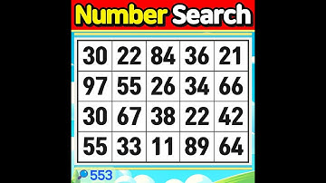 Number Search #553 A deep day is better than a shallow lifetime.【Match | brain game | puzzle 】