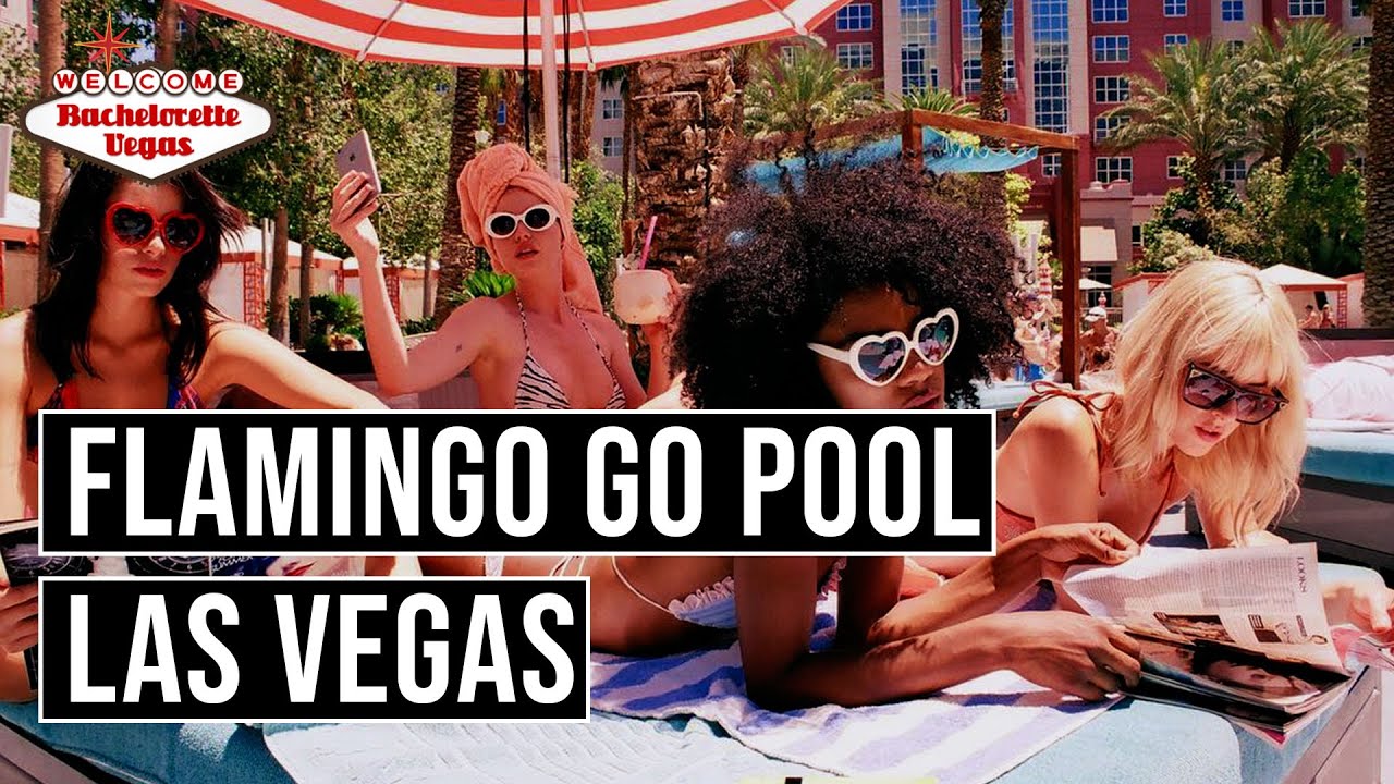Flamingo Go Pool  Bachelorette Vegas