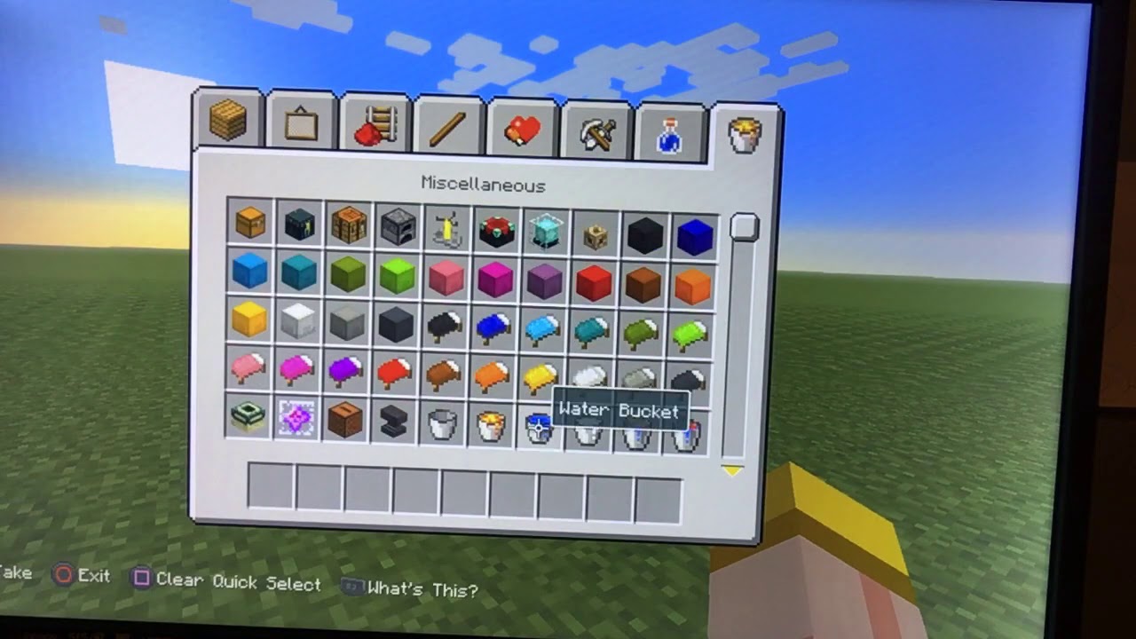 How to get the “Water Block” in Minecraft tutorial. YouTube