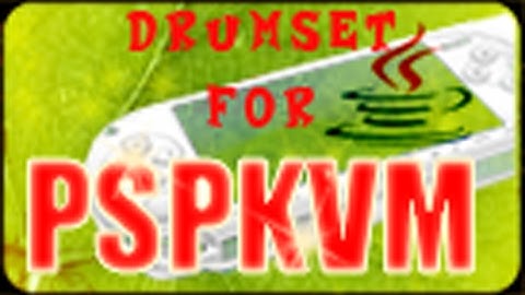 PSPKVM - Standard Drumset .pat files Demo Video