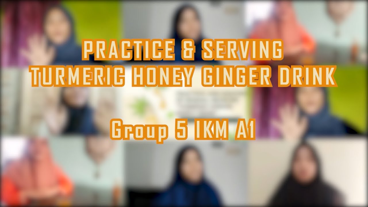 Turmeric Ginger Honey Drink For Peptic Ulcers Group 5 IKM A1 FKM UNAND YouTube