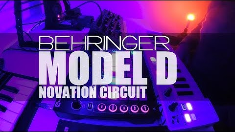 Behringer Model D // Novation Circuit